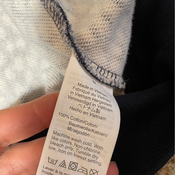 J.Crew boxy crop 100% cotton polkadot pullover sweater women’s size medium - Picture 5 of 5